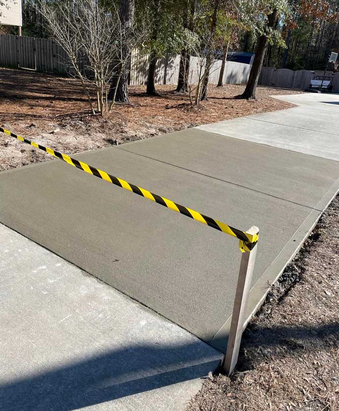sidewalk concrete finishing